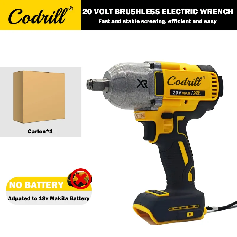 

For Dewalt Battery PIN DCF899 Electric Impact Wrench Cordless Brushless 1/2" Three Speed Adjustment Tire Removal Tool