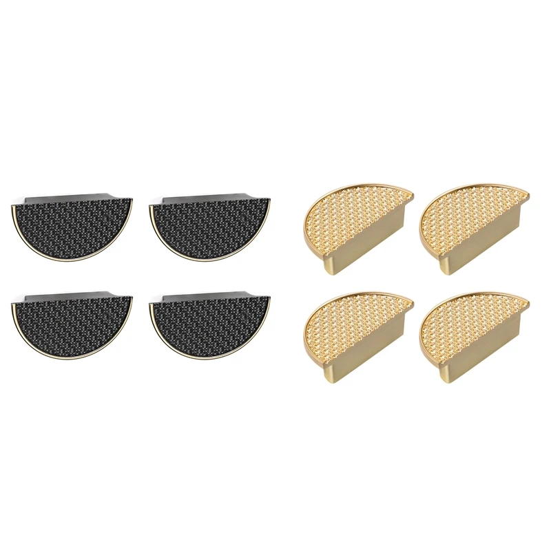 

Promotion! 4PCS Furniture Handle Half Moon Semicircle Ring Modern Wardrobe Dresser Cabinet Drawer Pull Handles