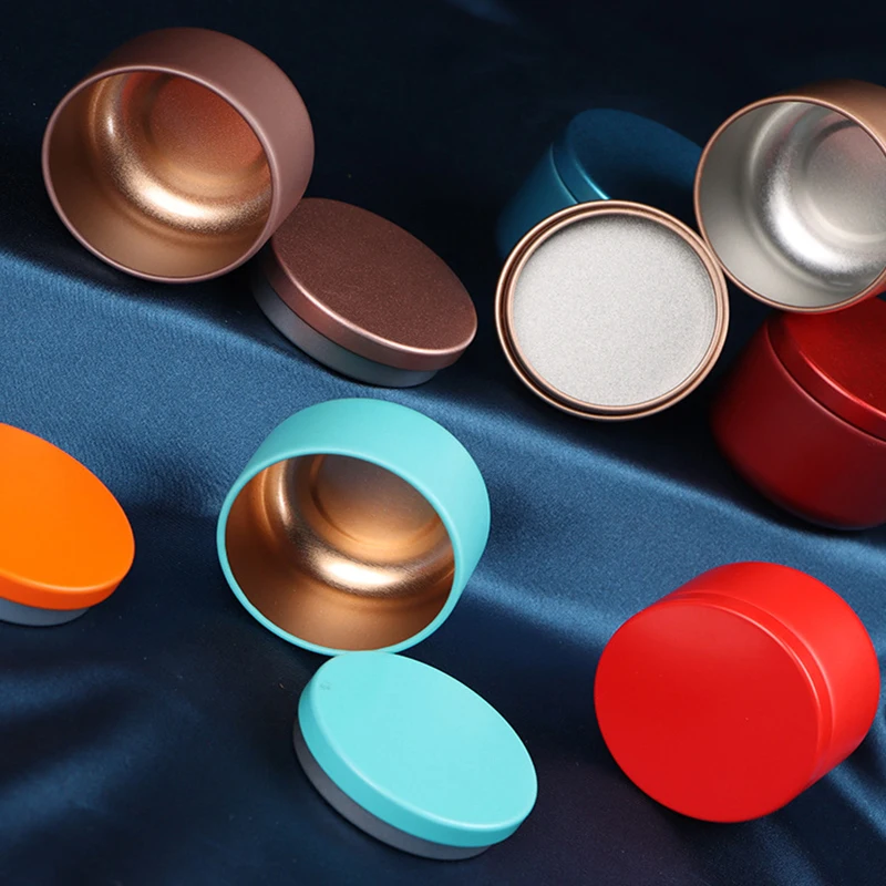 

3pcs/Bag Mini Metal Box Tin Storage Small Iron Pot Sealed Pot For 40x54mm Coffee Tea Candy Storage Container Cans Accessiories