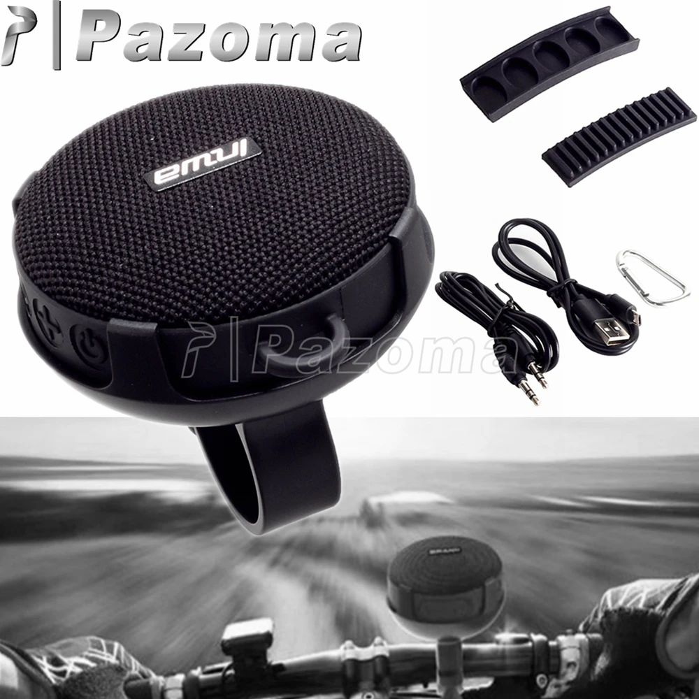 

1X Universal Motorcycle Portable Bluetooth Speaker Bluetooth Wireless Waterproof Mini Stereo Boombox Shock Resistance Speaker