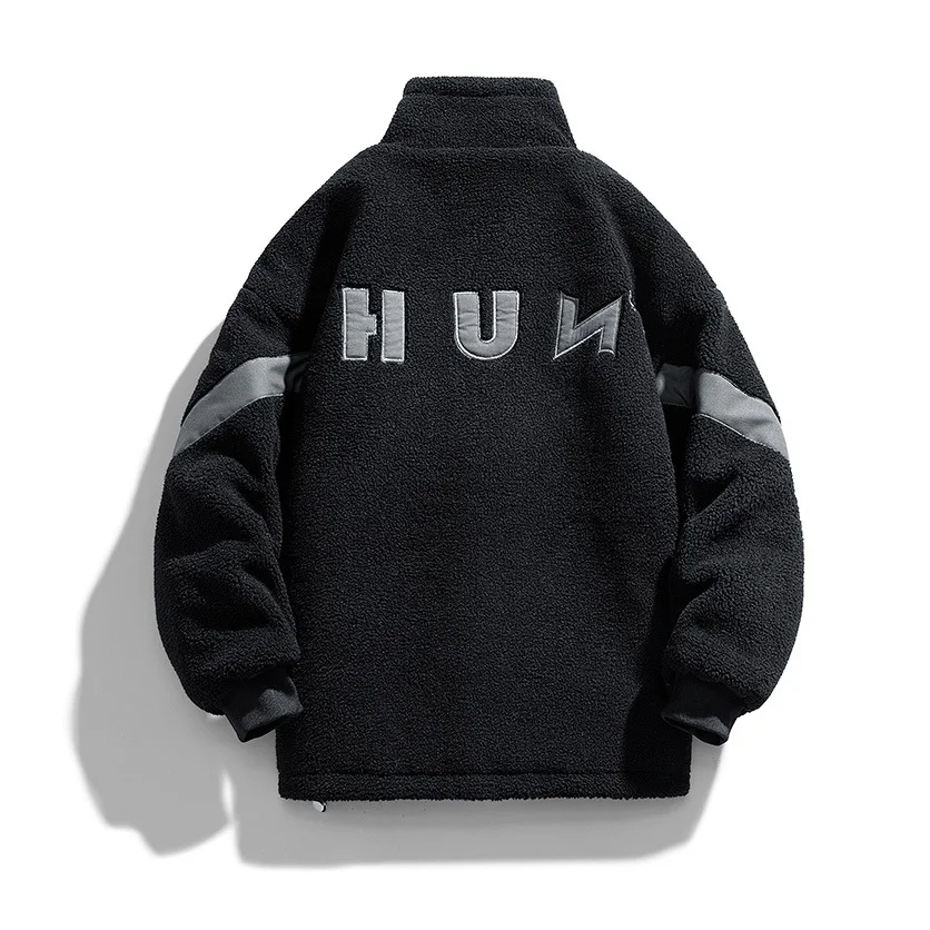 Couple Velvet Jackets Autumn and Winter 2022 Imitation Lamb Velvet Winter Warm Jacket Japanese Fashion Thickened Cotton Coat