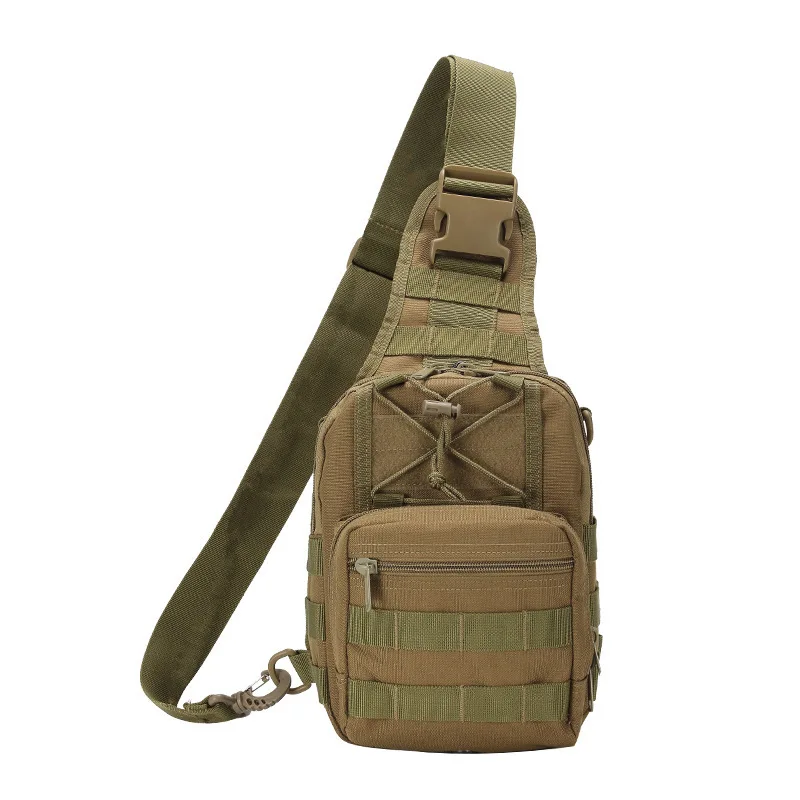 

Camouflage Men's Military Tactical Chest Bag Waterproof Wear-resistant Breathable Outdoor Sports Camping Shoulder Crossbody Bag