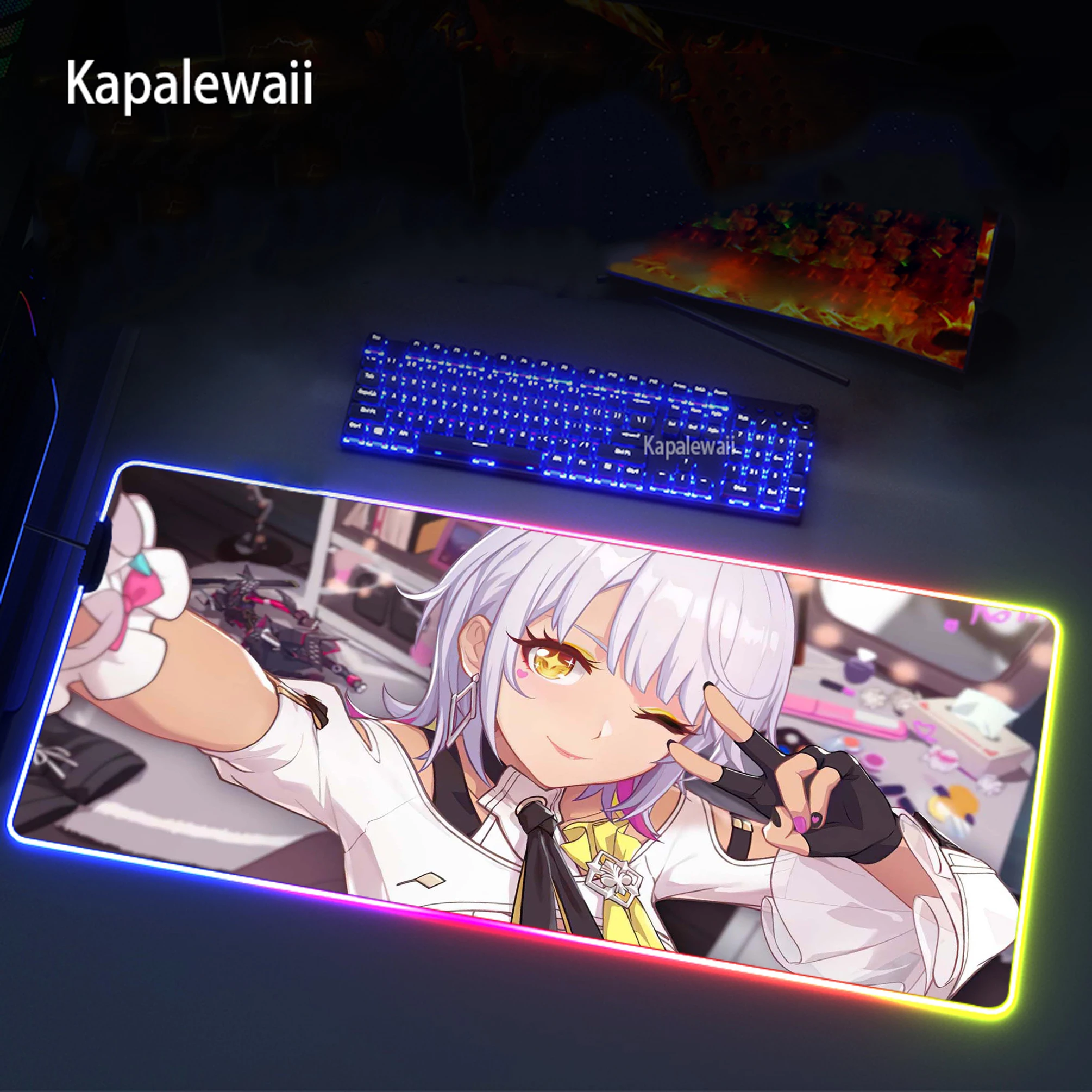 

Honkai Impact Mouse Pad Pc Gamer Pad Mouse Carpet Computer Mouse Pad 900x400mm Gaming Mousepad Gamer To Keyboard Mats Desk Mat
