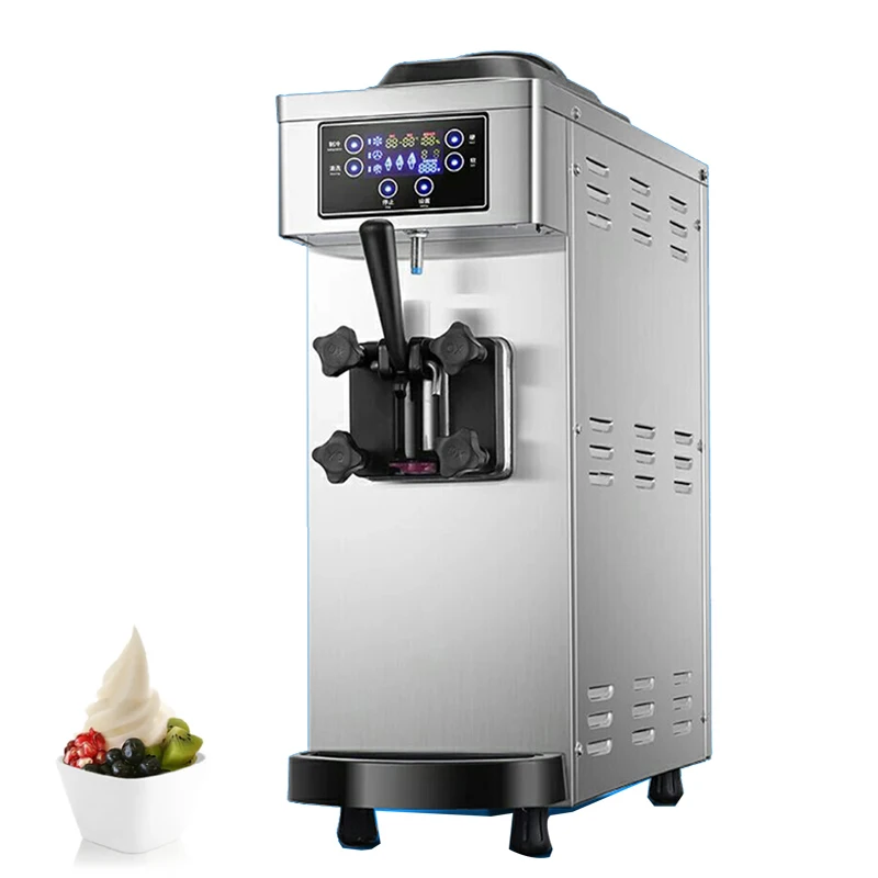 

Commercial Soft Serve Ice Cream Machine Electric Ice Cream Makers Desktop One Flavors Ice Cream Vending Machines