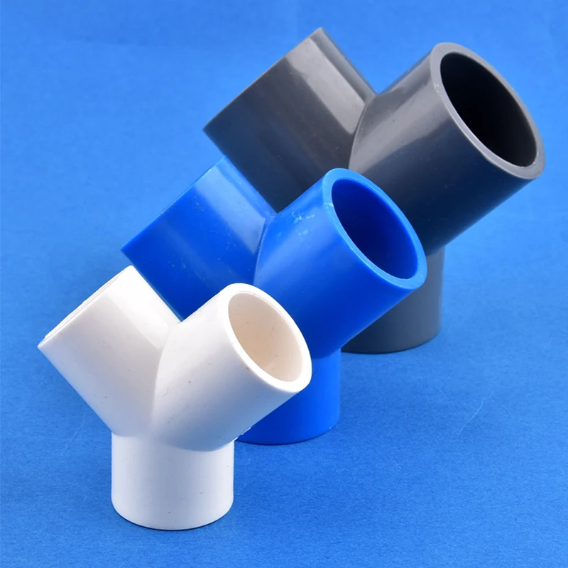 Y-образный тройник из ПВХ соединитель для садовой оросительной трубы адаптер с