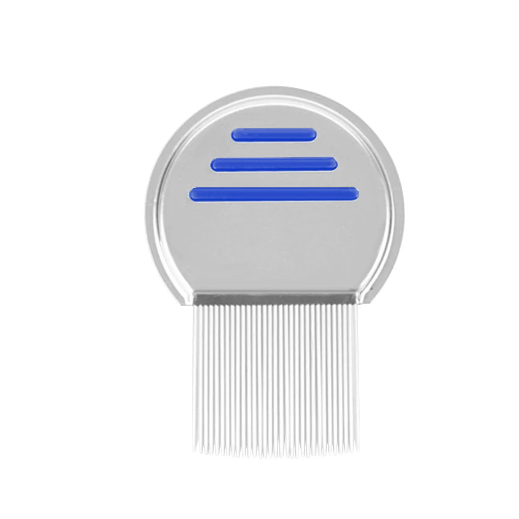 

Pet Comb Stainless Steel Lice Removal Comb Grooming Tool Nit Remover Pet Beauty Supplies, Red