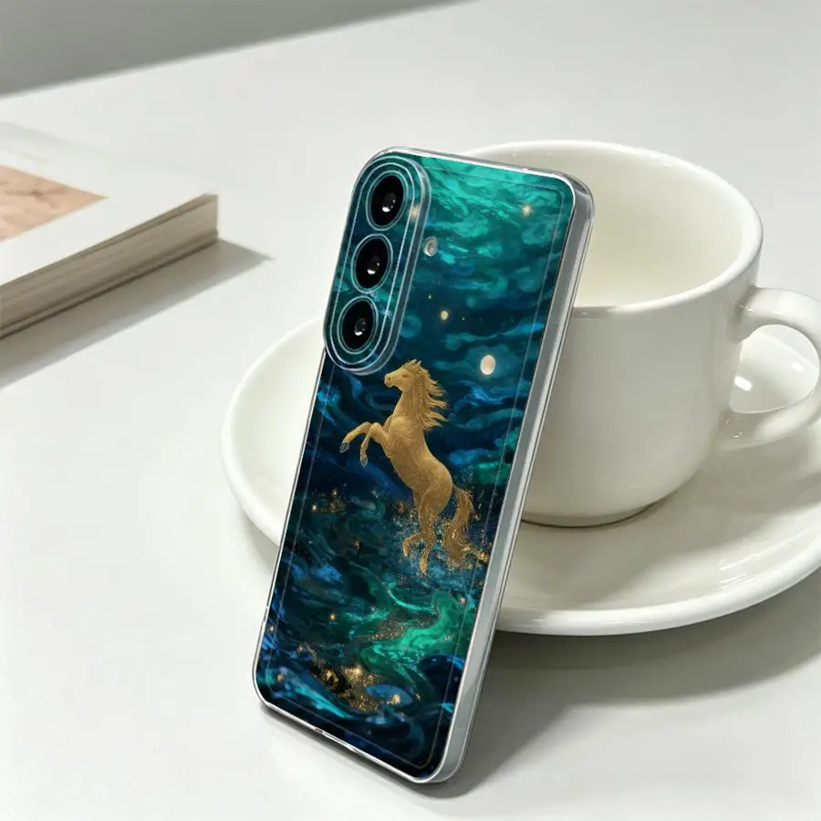 Фото Чехол для Samsung Galaxy A54 A15 A55 A23 A25 A51 A52 A31 A33 A52 A26 A24 A56 A50 A14 A16 A36 A27 A34 A35 с дизайном «Волна ужасов» №3