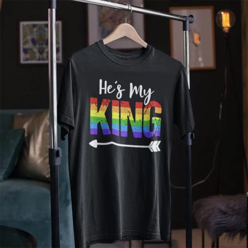 

LGBT Loose fashion print T-shirt
