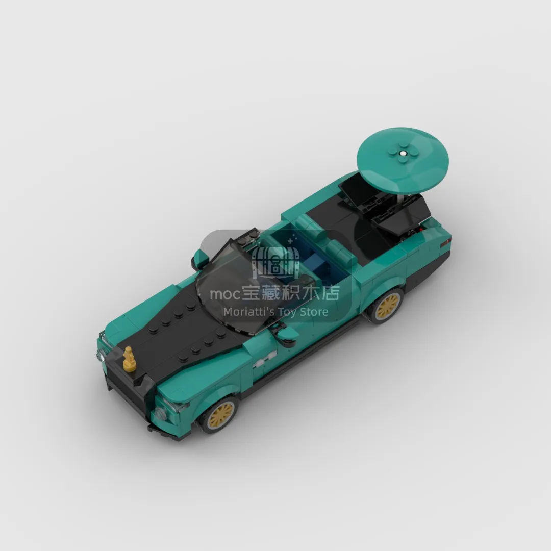 MOC Rolls Boat 417 шт. конкурентоспособная скорость Champion Racer строительные блоки