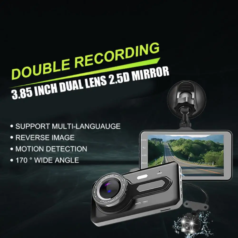 

1080P 4inch LCD Car DVR Camera IR Night Vision Video Driving Camcorder Recorder Angle 170° HD Camera G-Sensor Dashcam