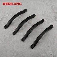 furniture hardware american style simple arch black handle quality zinc alloy cabinet drawer handle cabinet handle