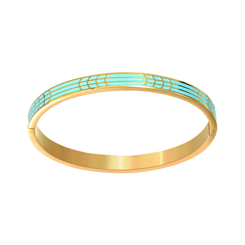 Женский браслет из нержавеющей стали, роскошные дизайнерские брендовые ювелирные изделия, модный браслет на руку, аксессуары из розового золота, подарок на Хэллоуин Женский браслет из нержавеющей стали, роскошные дизайнерские брендовые ювелирные изделия, модный браслет на руку, аксессуары из розового золота, подарок на Хэллоуин