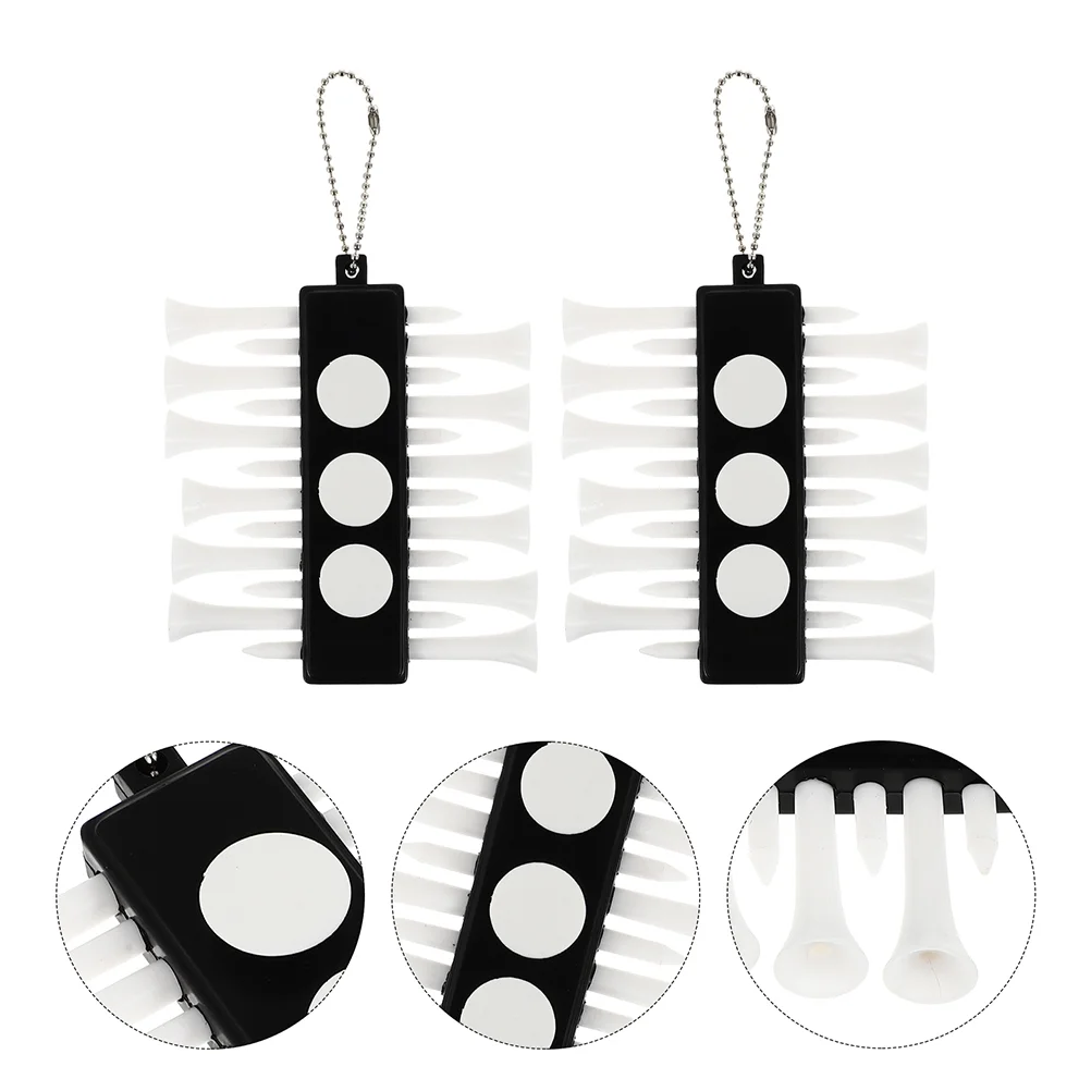 

3Pcs Plastic Tee Stands Professional Tees Hanging Golfs Tees Outdoor Accessory
