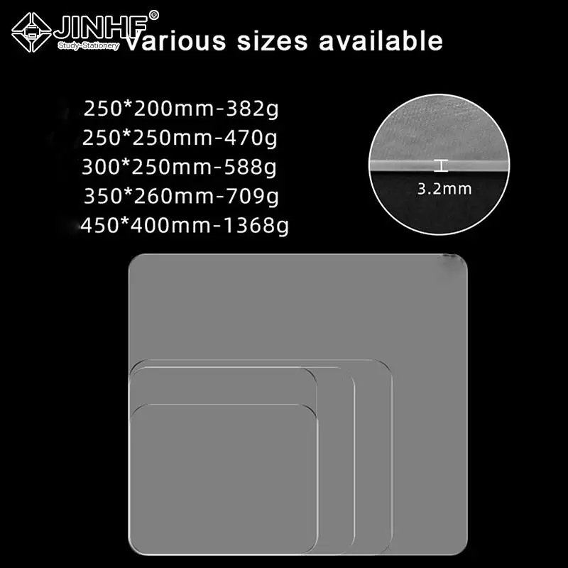 

Стеклянный игровой коврик для мыши, жесткий водонепроницаемый прозрачный тонкий коврик для мыши, профессиональный Гладкий коврик для мыши для ноутбука, ПК, офисного стола, ноутбука