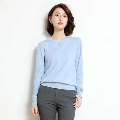 

Korean Cashmere O-Neck Knitted Sweater Women 2022 Autumn Winter Female Basic Jersey Jumper Tops Pull Femme Pullover Sweaters