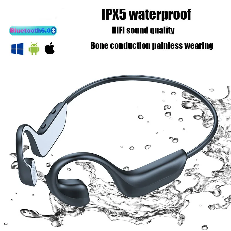 

G100 Wireless Bluetooth Earphone Surround Sound bone conduction earphone Waterproof motion noise reduction earplug PK G10 VG06