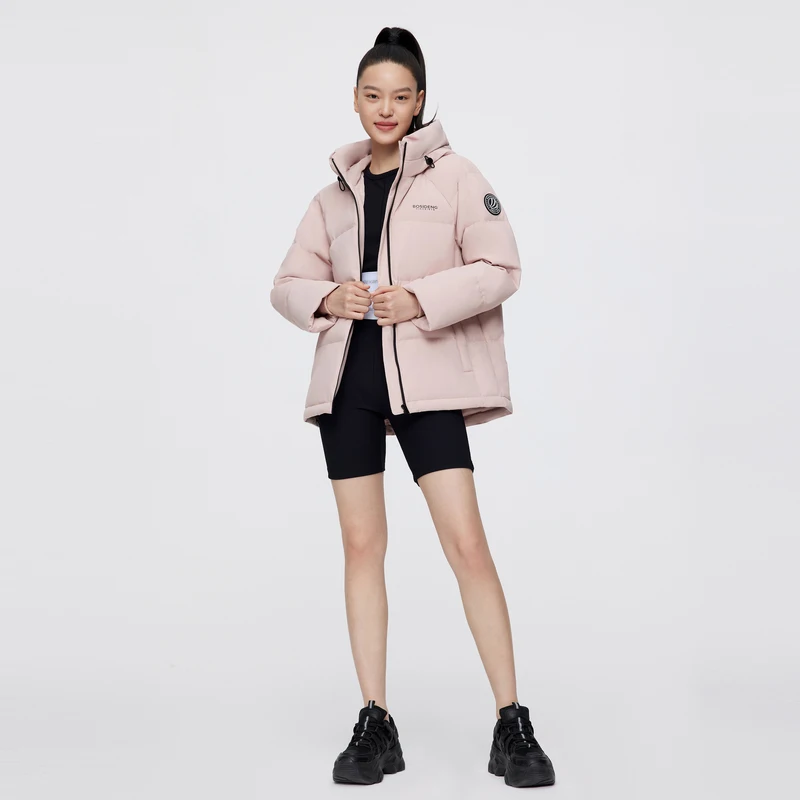 Женская зимняя пуховая куртка Bosideng с капюшоном