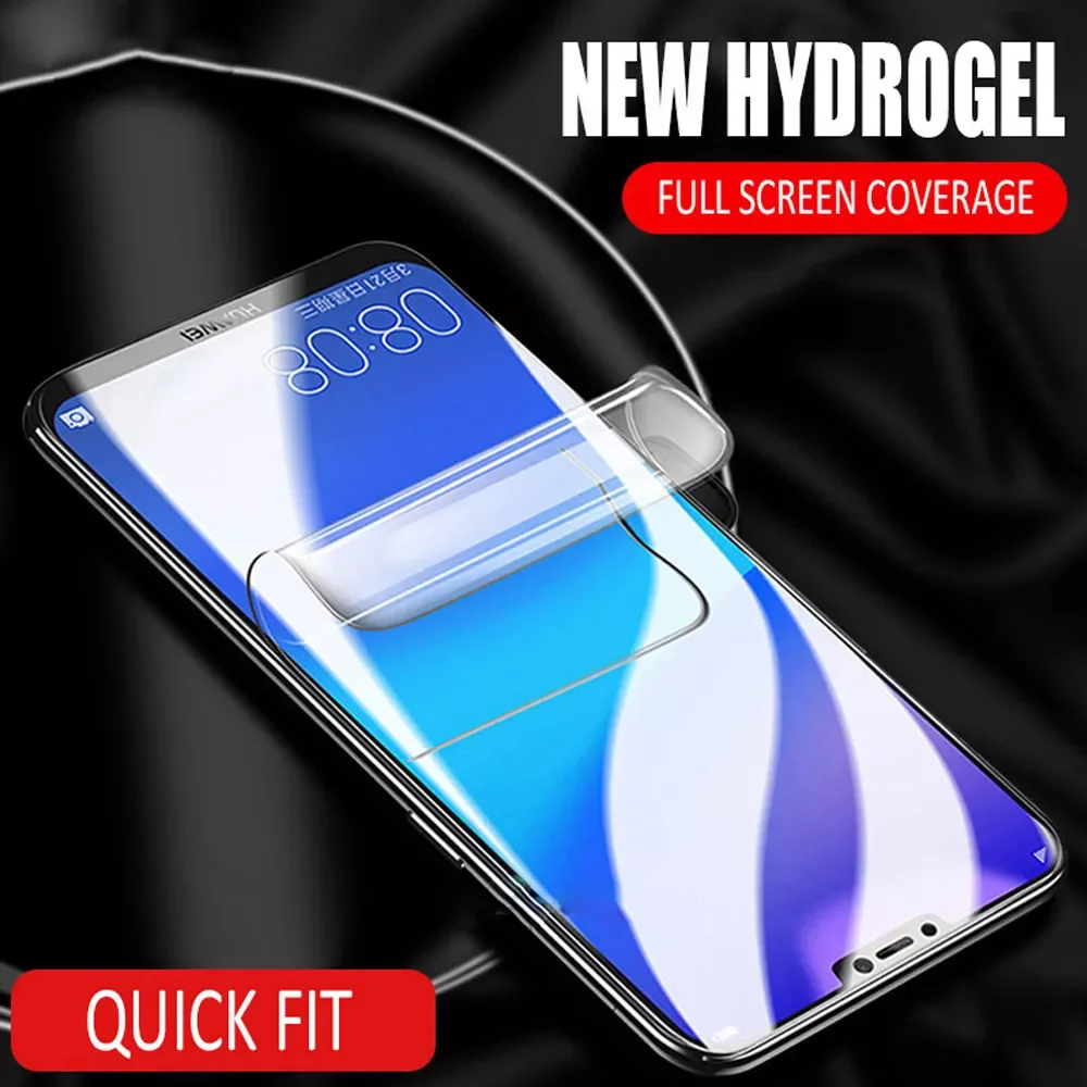 

full cover for huawei p10 lite p20 p30 pro hydrogel film Not Glass protective film P20 lite phone screen protector p30 lite