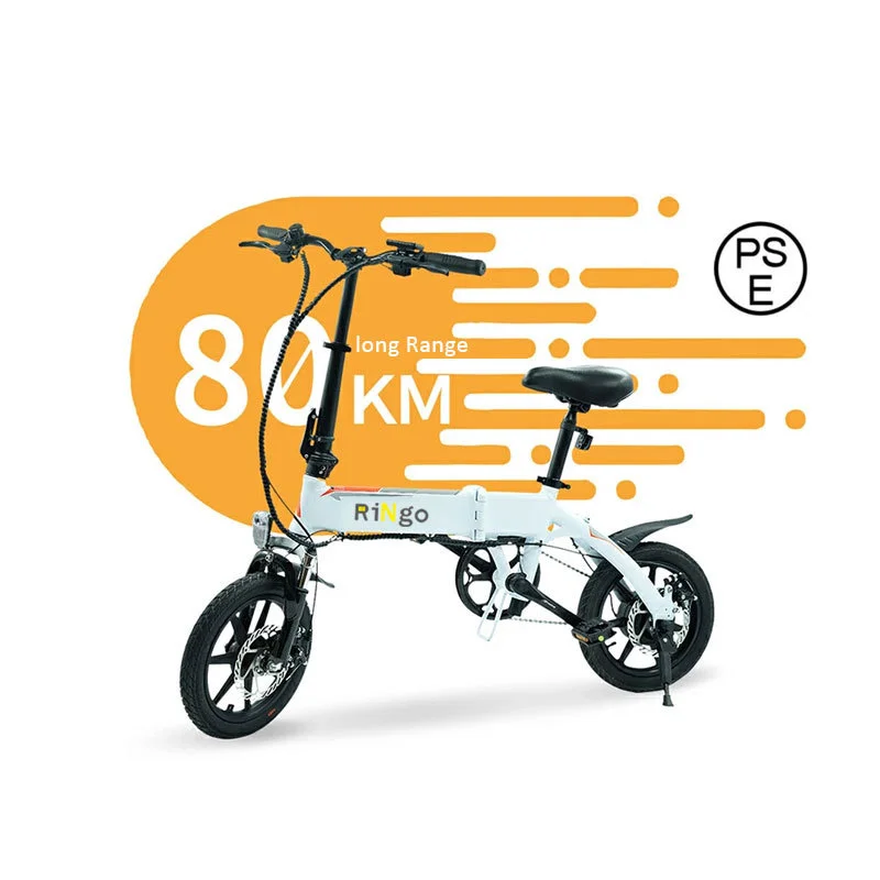 

New 14 inch torque electric bicycle detachable lithium battery aluminum alloy folding power assisted bicycle