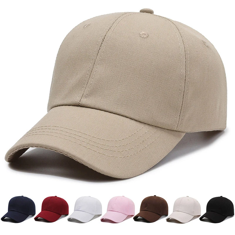 

2023 Unisex Hat Plain Curved Sun Visor Hat Outdoor Dustproof Baseball Cap Solid Color Fashion Adjustable Leisure Caps Men Women
