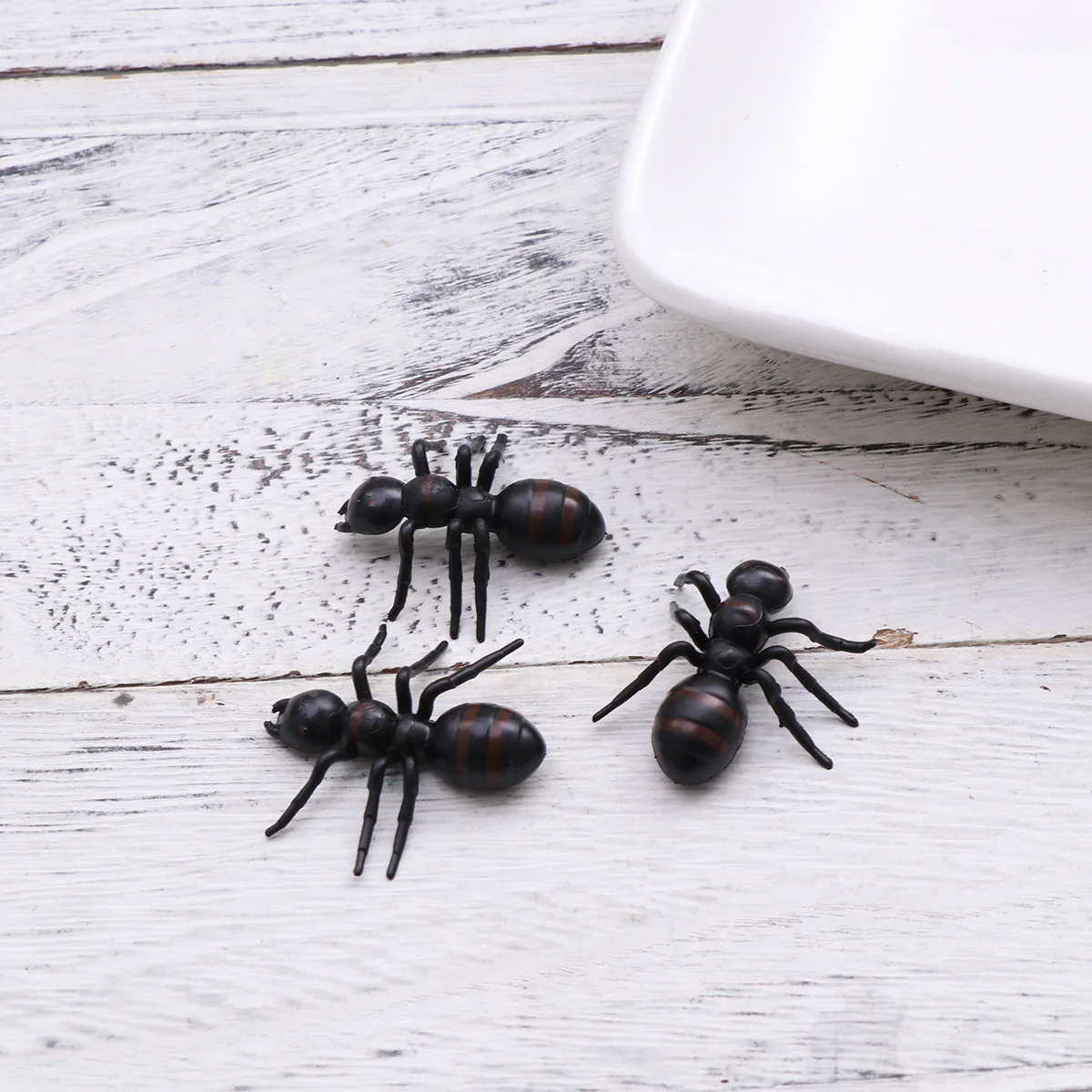 

Ants Toys Halloween Plastic Insect Fake Ant Bugs Realistic Prank Toy Picnic Props Party Insects Kids Model Black Decorations Bug