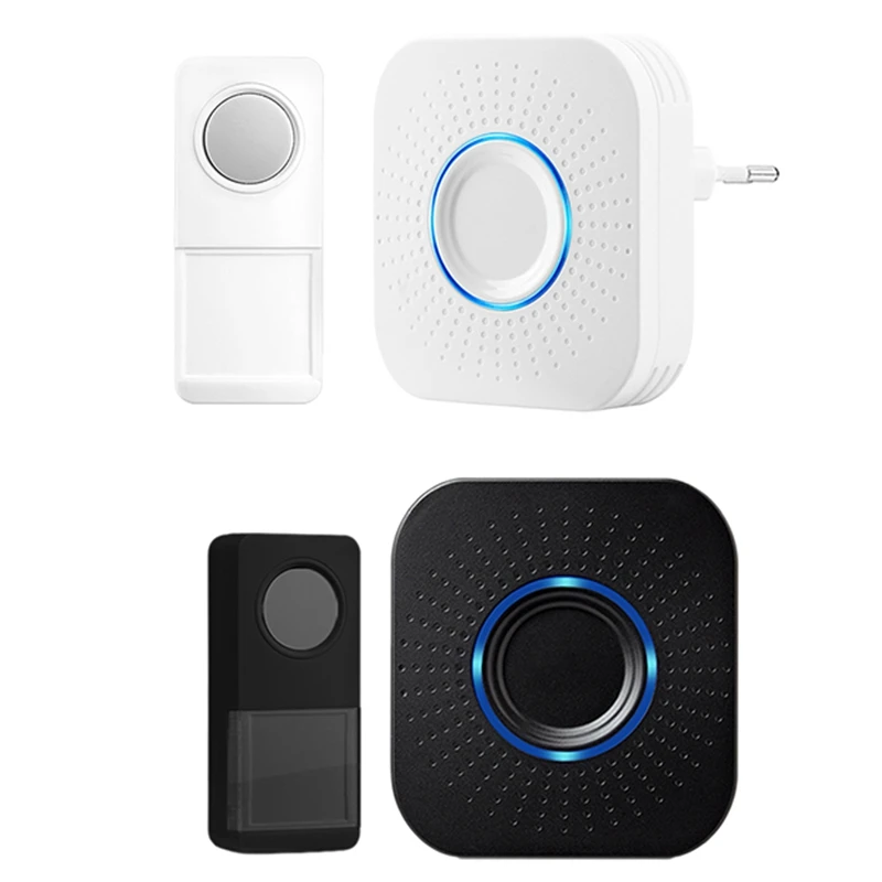 

Wireless Waterproof Doorbell Easy To Install Remote Doorbell Suitable For Home Villa Office Building,EU Plug