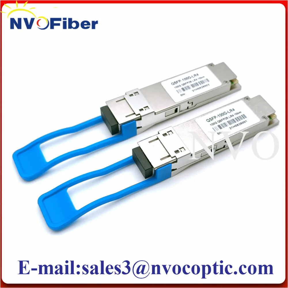 QSFP28 100G LR4 10 км нм LC разъем двухпортовый SFP модуль цена фоторазъем Трансивер LR |