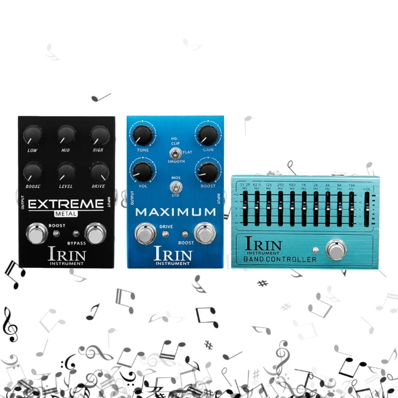 

Mini Guitar Effect Pedals Flanger Compressor Boosters Overdrive Fuzz Tremolo Bluesy Distortion for Electric Guitar Bass