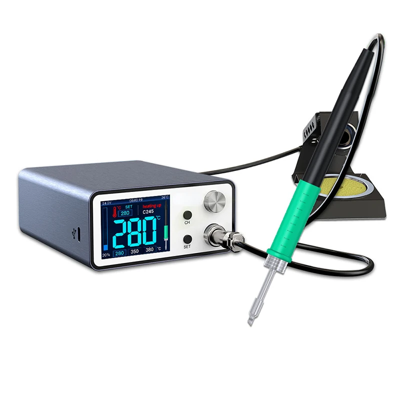 

T3A Intelligent Soldering Station Support T12 T245 936 Handle Soldering Iron Tips Electric Welding Iron Station