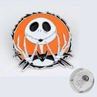 fashion new skull brooch creative alloy personality bat pin badge popular jewelry accessories hip hop punk backpack pin gift
