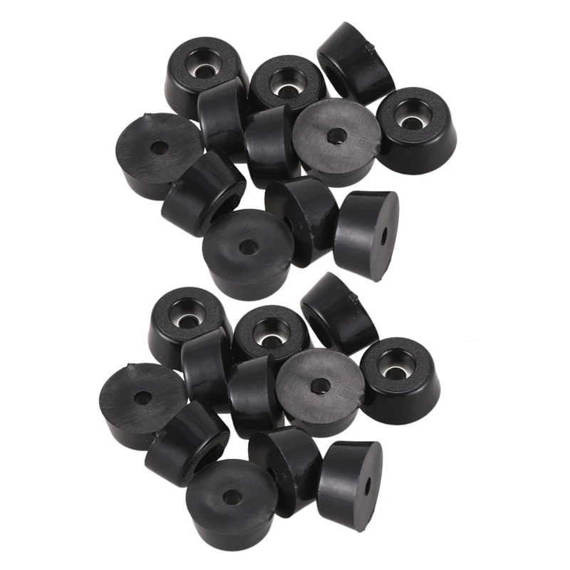 

LUDA Furniture Non-Slip Tapered Rubber Feet Washer 22Mm X 10Mm 24 Pcs