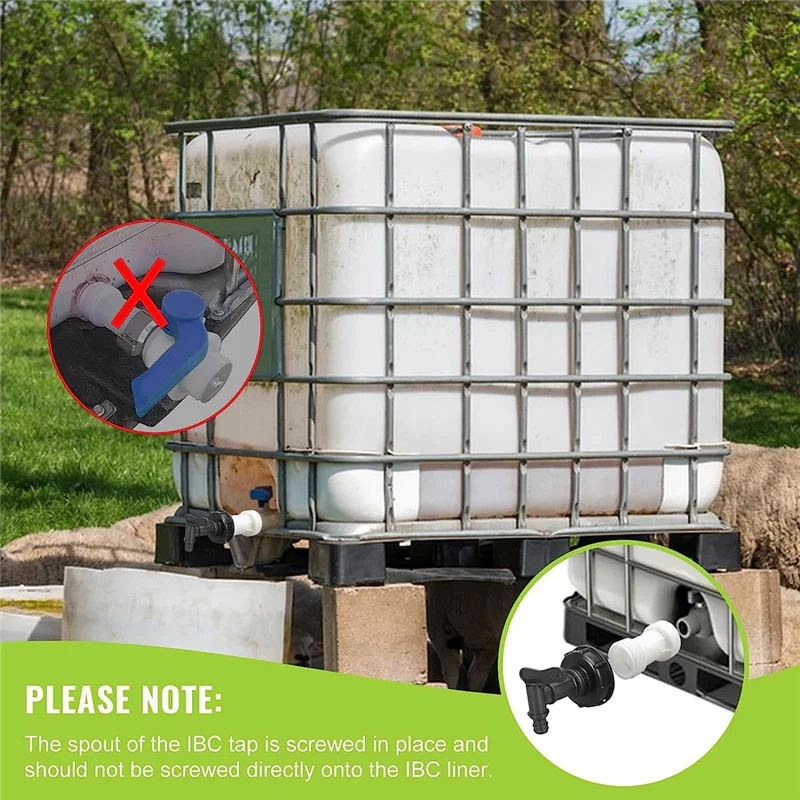 S60X6 IBC Тонный корпус Удлинительное соединение Пластиковое Пылезащитная трубка