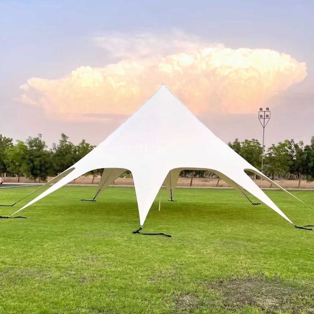 Шестиугольные дорожные типи с навесом эластичные палатки уличный навес