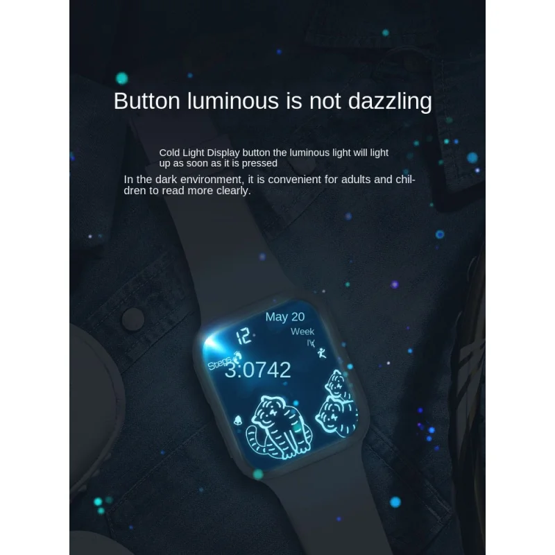 Screen Electronic Watch Men's Junior High School Student Women's Sports Trendy Simple Children's Watch Electronic Watch