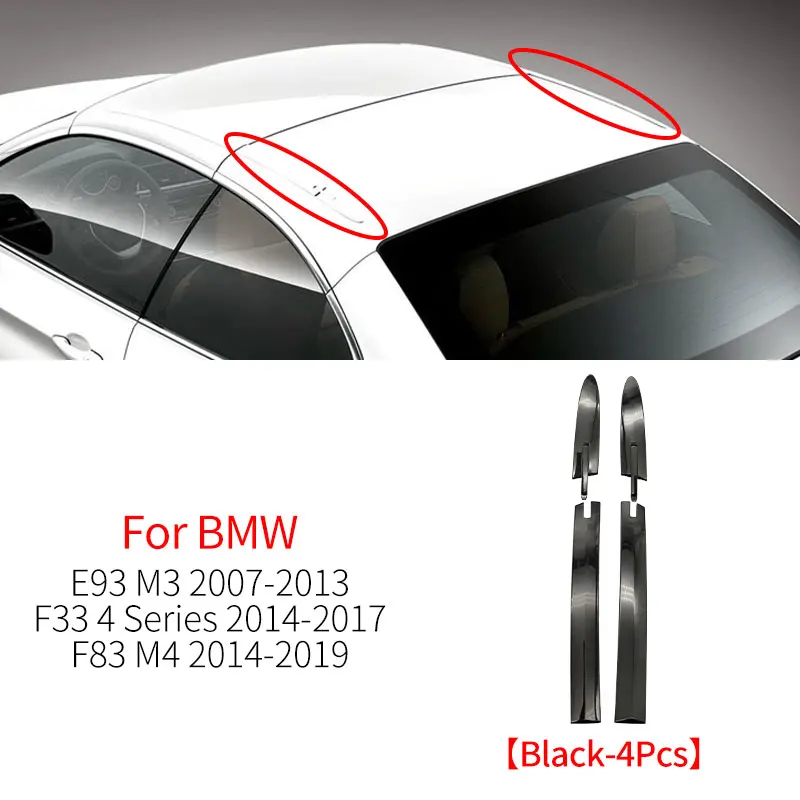 

Для BMW E93 F33 F83 Автомобильные левые и правые накладки на петли для крыши BMW, трансформируемая накладка, аксессуар для BMW M3 M4 серии 420 430i