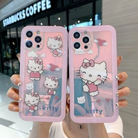 bandai hello kitty kawaii phone case for iphone 7 8 13 12 pro max 11 plus x xs max xr cover