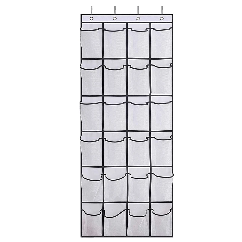 

Shoe Rack On Transparent Door With Crystal Pocket Hanging Shoe Storage Bag For Organizing Storage Hanging Bag