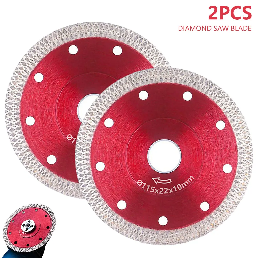 

2pcs Diamond Cutting Disc Tiles Ceramic Diamond Blades Marble Cutting Disc Angle Grinder Disk for Circular Saw алмазный диск