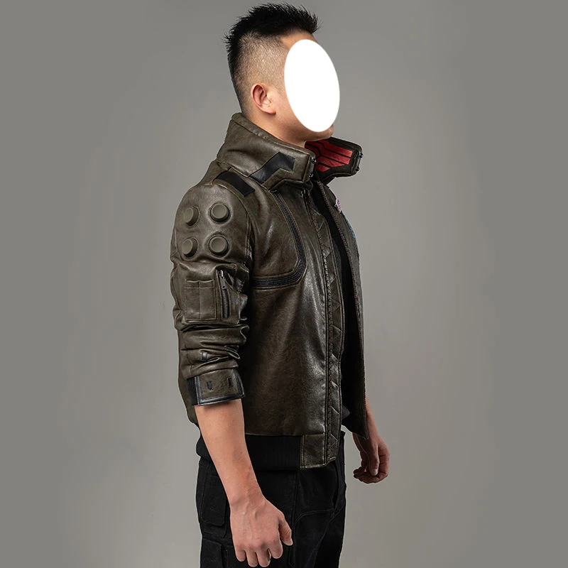 Мужской кожаный пиджак для косплея самурайского главного персонажа из игры в