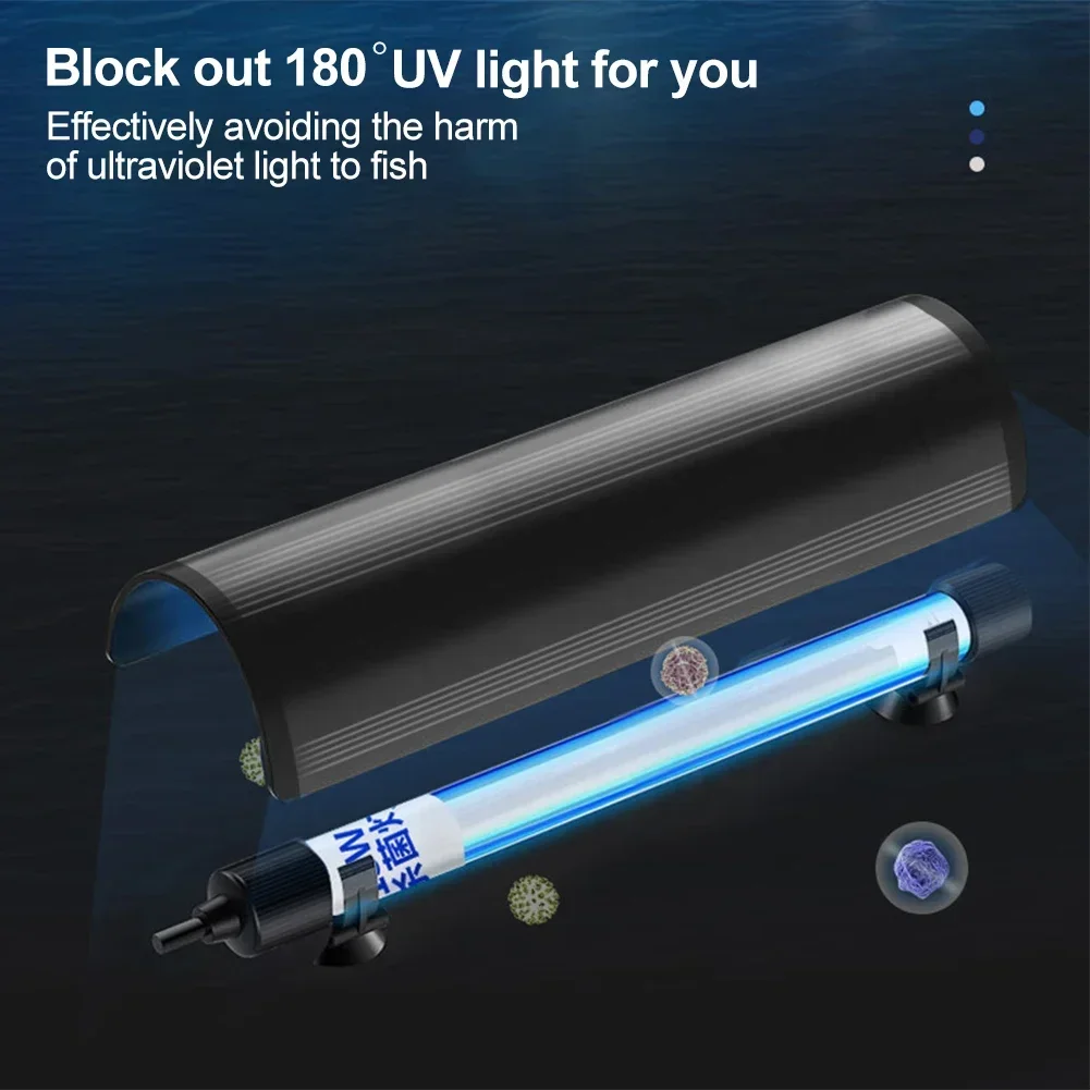 5-13 Вт аквариумный погружной УФ-стерилизатор лампа очиститель воды для аквариума