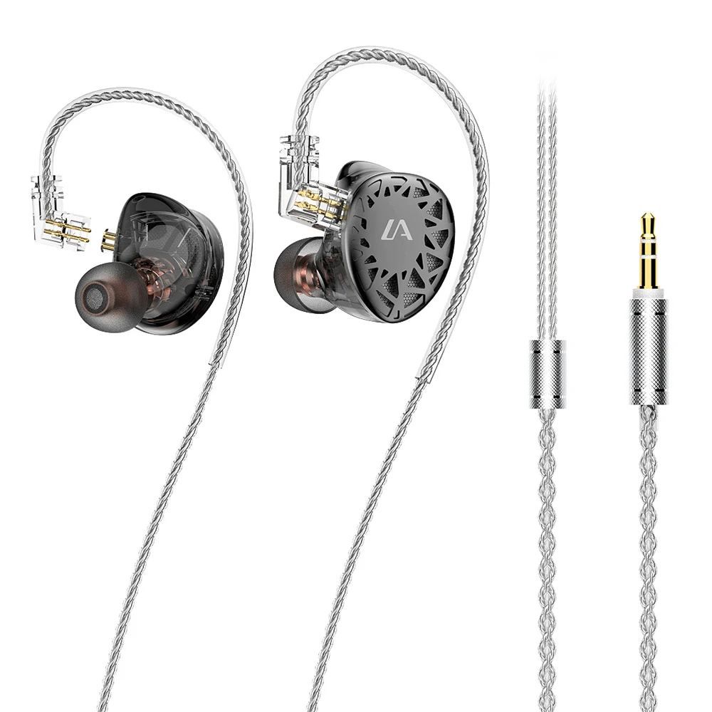 

Lafitear LF3 LF3pro HIFI 1DD+1BA+1EST Dynamic driver Hybrid In-Ear Earphones Earbuds Monitor Headphones Detachable Cable