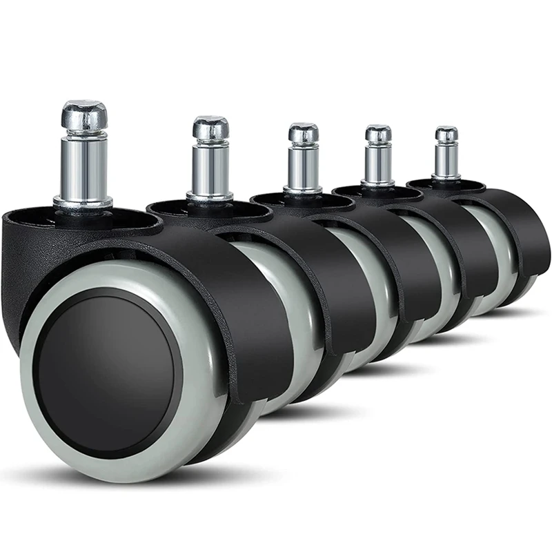 

5 шт., запасные жесткие напольные ролики для игровых стульев, поворотных стульев