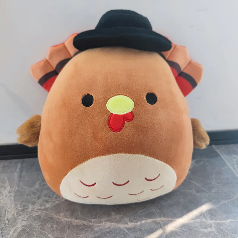 

Thanksgiving Cute Turkey Plush Toys Pillow Stuffed Animal Toy Kawaii Turkey Plushie Thanksgiving Birthday Gift for Children