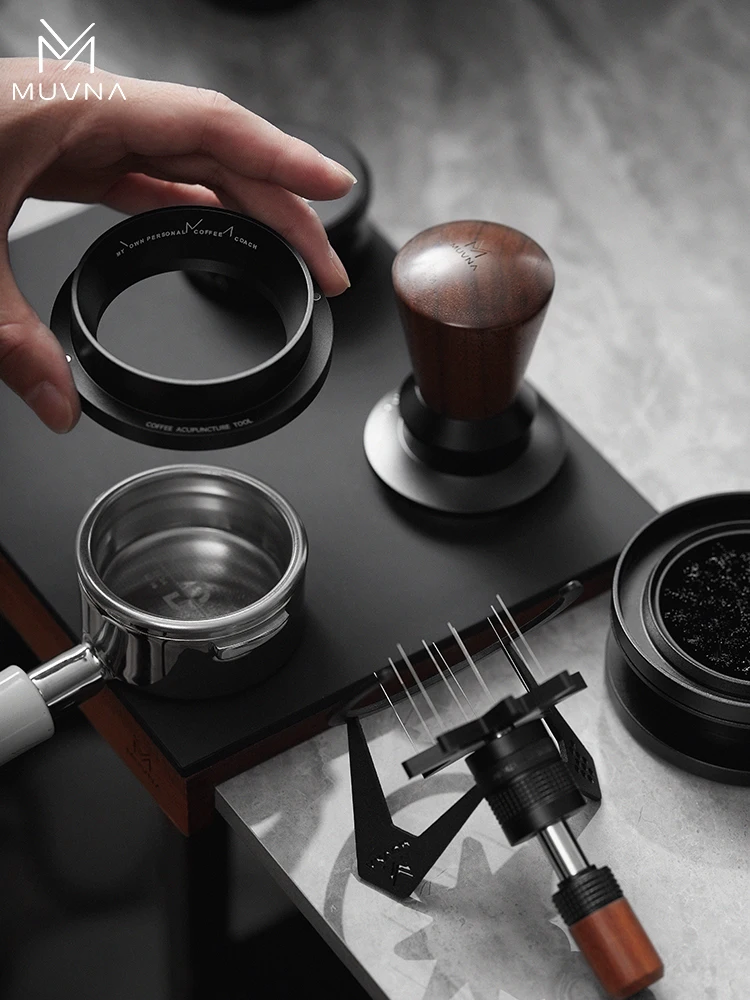 Регулируемая игла для приготовления кофе и эспрессо вращающаяся черная