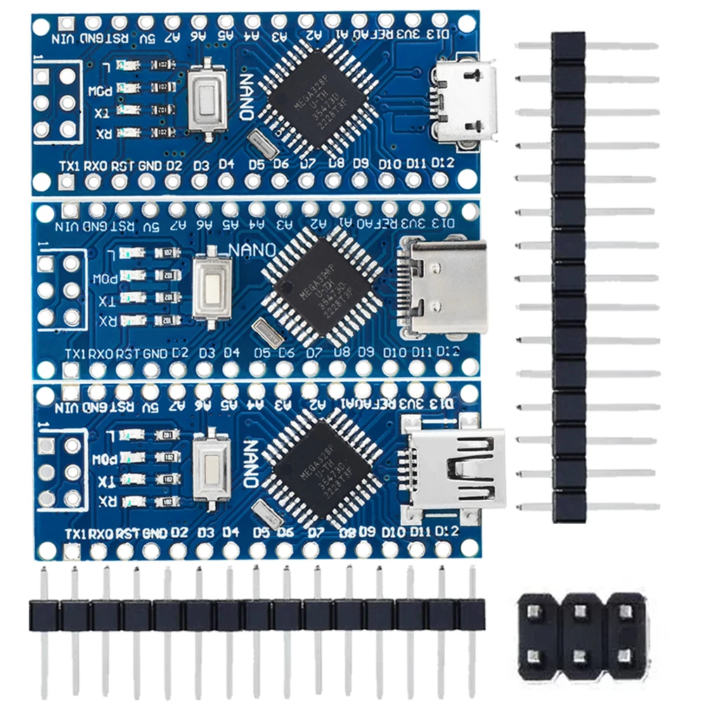 Высококачественный контроллер Nano 3 0 USB-драйвер nano CH340 ATMEGA328 ATMEGA328P Mini USB с