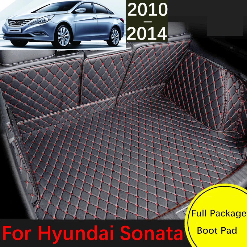 

Car Trunk Mat For Hyundai Sonata i45 YF 2010 2011 2012 2013 2014 Waterproof Cargo Liner Carpet Interior Parts Accessories Cover