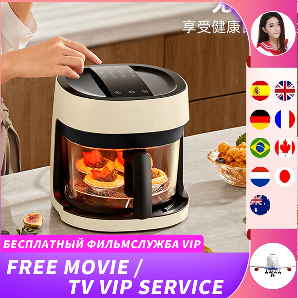 

South Korea Visual air fryer airfryer Oven automatic household multi-function small electric fryer large-capacity fried chicken
