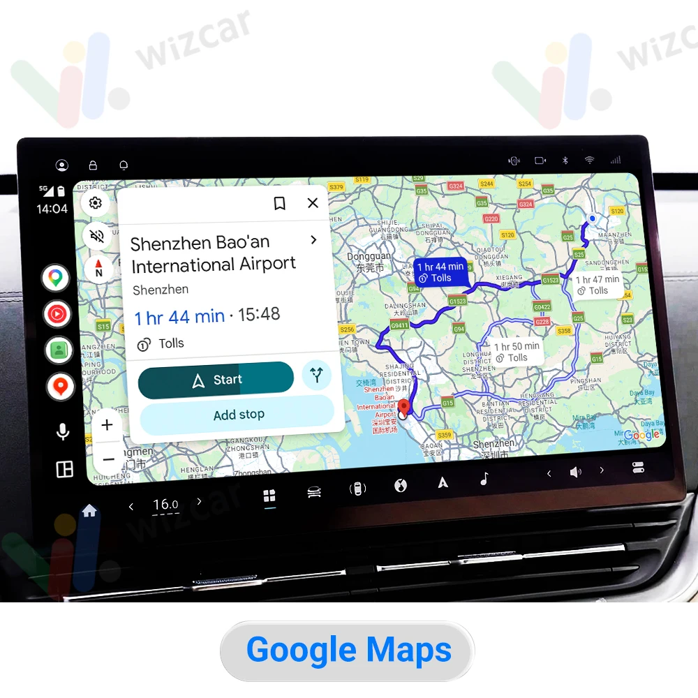 Фото Для DongFeng (Дунфэн) 007, 008 EV 2024-2026 | Беспроводной адаптер WIZCAR M1 Pro Android Auto с поддержкой Карты Яндекс 2ГИС Музыка Яндекс для смартфонов на Android №4