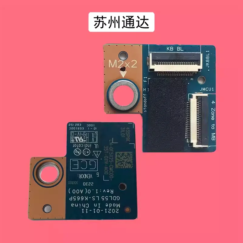 Оригинальная плата разъема клавиатуры для Dell G15 5510 5511 5515 LS-K665P 0F5X25