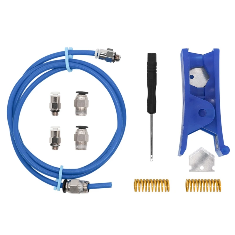 

NEW-3D Printer Accessories 2X4 PTFE Tube and Cutter Set for Ender 3/3 Pro / 5 Series CR-10/10 S / 20/20 Pro